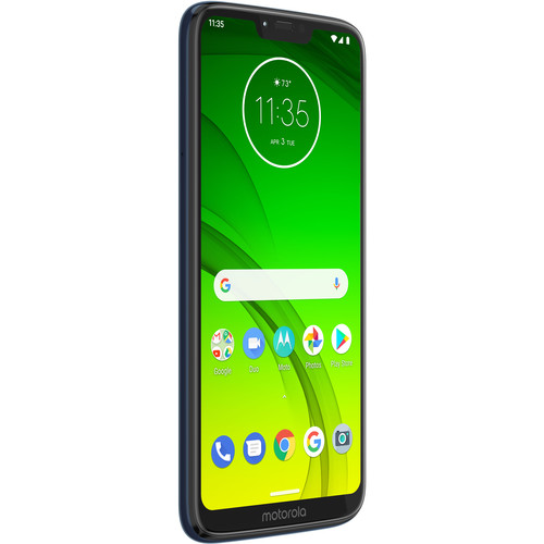 Moto G7 Power 32GB Smartphone (Unlocked, Marine Blue) PAEB0006US