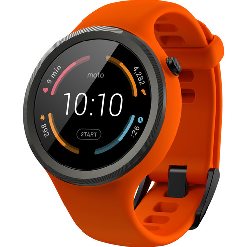 moto 360 sport orange