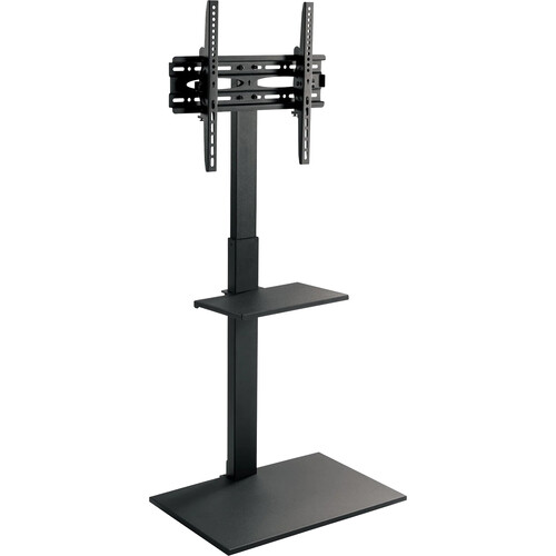 Mount-It! MI-1877 Height Adjustable TV Stand with Shelf for Up to 55