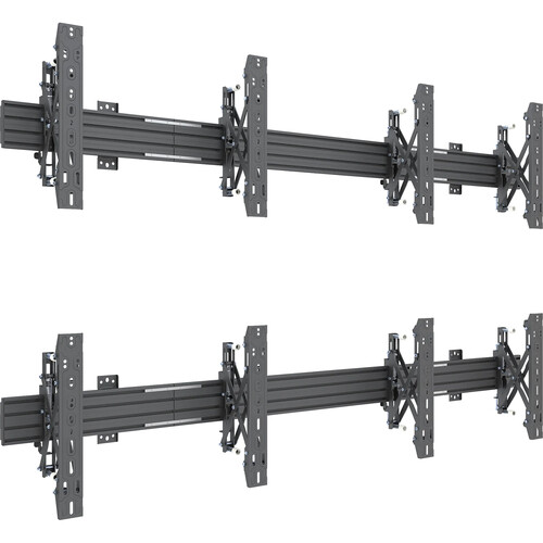 Mount-It! PRO 2 x 2 Video Wall Mount with Push-In Pop-Out Brackets
