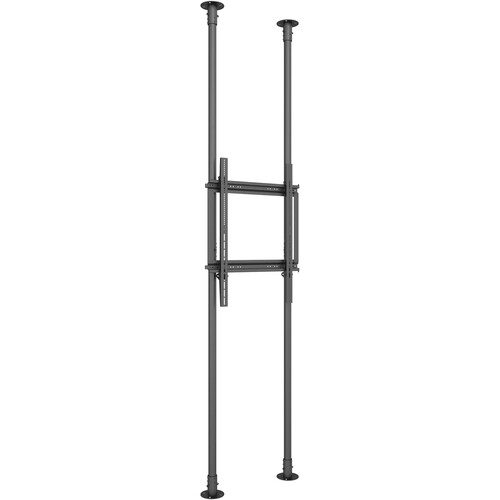 Mount-It! PRO Single-Screen Dual-Pole Heavy-Duty Floor-to-Ceiling Mount (Portrait)