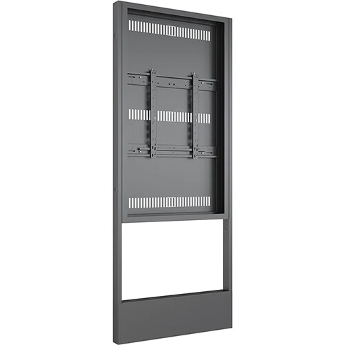 Mount-It! PRO MI-20637 Indoor Rear-VESA Enclosure Kit with Bolt-Down Floor Base for 55