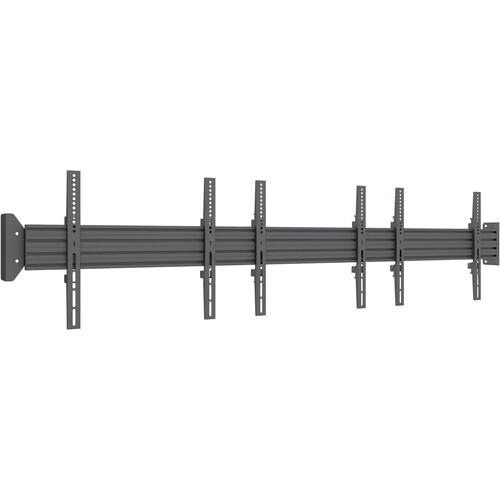 Mount-It! PRO Dual-Point Three-Screen Horizontal Wall-to-Wall Mount for 32 to 43