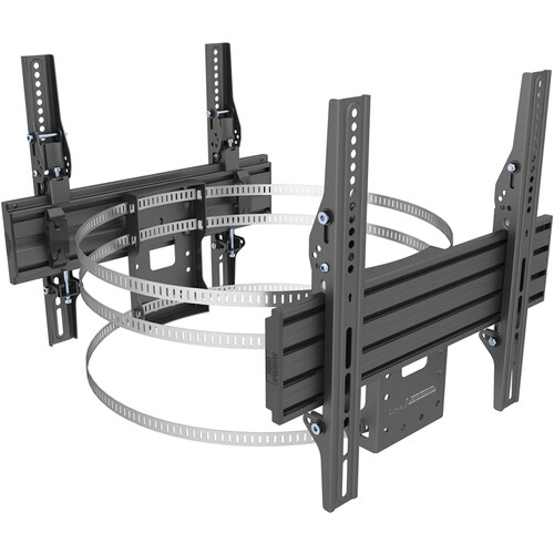 Mount-It! PRO MI-20812 Dual-Screen Column Mount for 32 to 65
