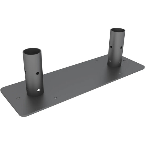 Mount-It! Bolt-Down Dual-Pole Floor Plate
