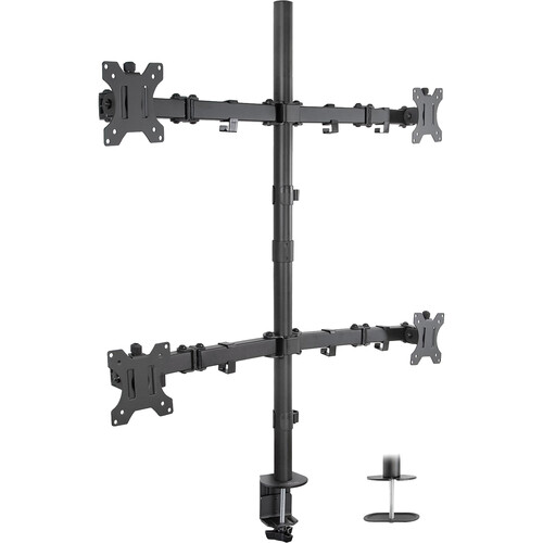 Mount-It! Quad-Monitor Desk Mount for 19 to 32