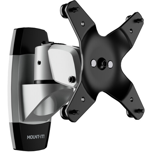 Mount-It! CLiX Series Single Monitor Wall Mount (Silver)