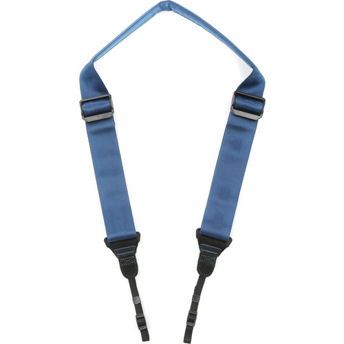 Movo Photo Ultrasoft Nylon-Webbed Shoulder/Sling Camera Strap with Anti-Fatigue Gel Neck Pad (Cyan)