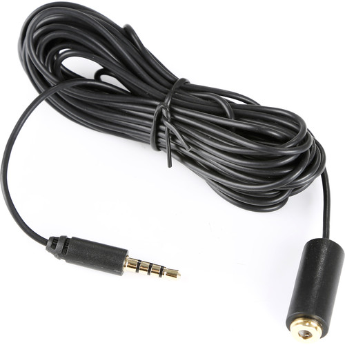 Movo Photo PM10EC6 3.5mm TRRS Microphone Extension Cable For Smartphones (20')