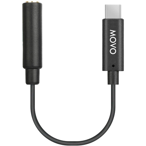 Movo Photo PMA-1 3.5mm TRS Female to USB Type-C Microphone Adapter Cable for DJI Osmo Pocket (5.5