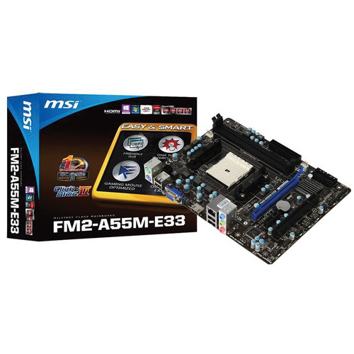 Msi fm2 a55m e33 подключение