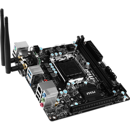 MSI H110I PRO AC LGA 1151 MiniITX Motherboard H110I PRO AC B&H
