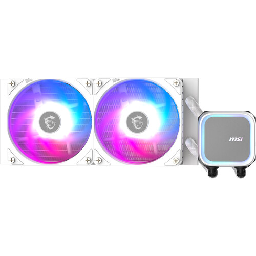 MSI MAG CORELIQUID A13 240mm ARGB AIO Liquid CPU Cooler (White)