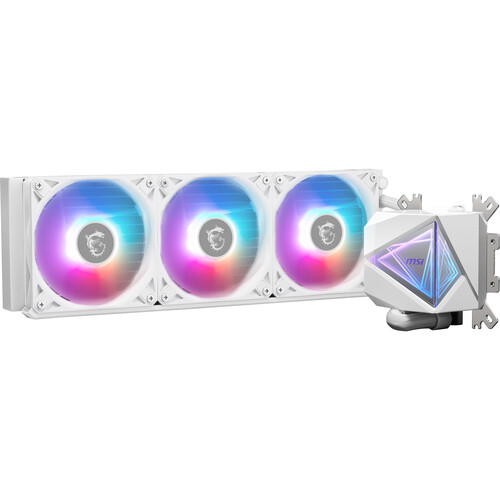 MSI MAG CORELIQUID I360 ARGB AIO Liquid CPU Cooler (White)