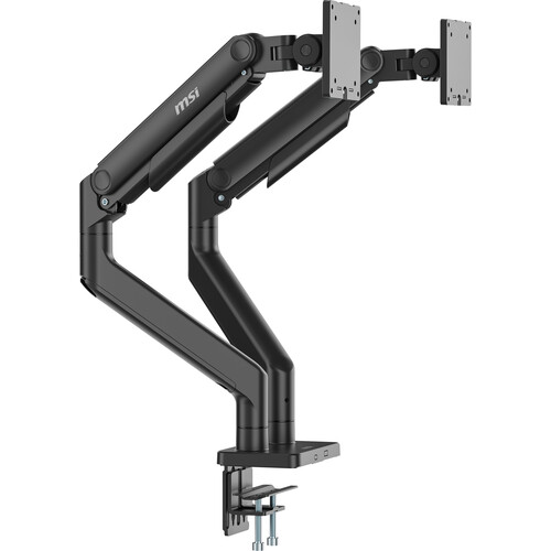 MSI MAG MT201D Full-Motion Dual Monitor Desk Mount for 17 to 45