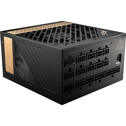 MSI 1300W MEG Ai1300 PCIE5 ATX 3.1 Power Supply