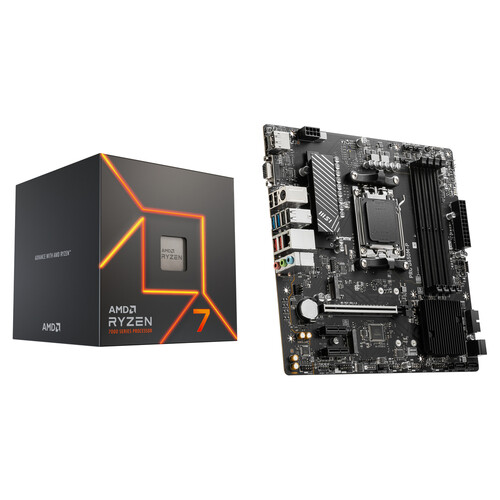 AMD PRO B650M-P Micro-ATX Motherboard & AMD Ryzen 7 7700 3.8 GHz Eight-Core Processor