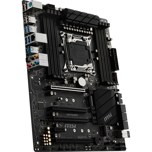 MSI X299 RAIDER LGA2066 ATX Motherboard X299 RAIDER B&H Photo