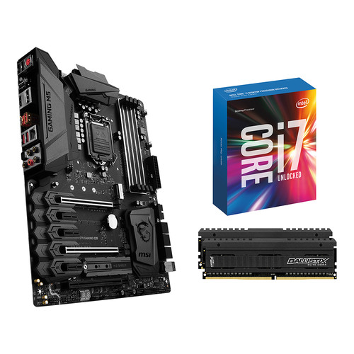 MSI Z270 Gaming M5 LGA1151 ATX Motherboard Kit with Intel Core