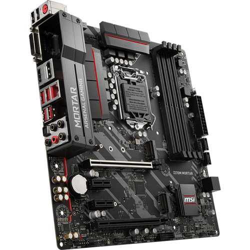 MSI Z370M Mortar LGA 1151 Micro-ATX Motherboard Z370M MORTAR B&H