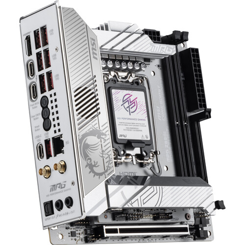 MSI MPG Z890I EDGE TI WIFI LGA 1851 Mini-ITX Motherboard (White)
