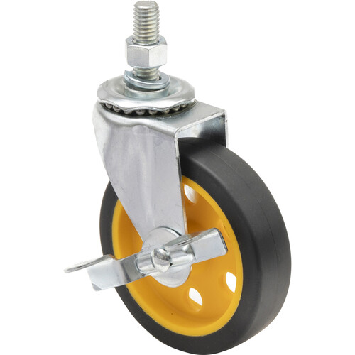 MultiCart Caster Wheel with Brake for R2 and R6 Carts (4 x 1