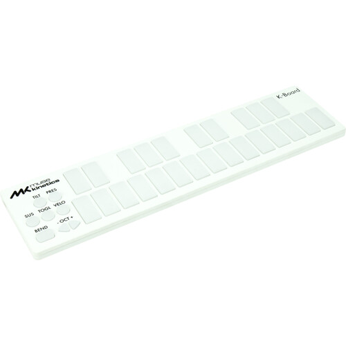 Muse Kinetics K-Board-C Ultracompact USB MIDI Keyboard Controller (Snow)