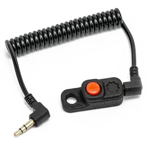 MUTINY Bolt-On V2 Micro R/S Button for Fujifilm Cameras (Coiled 3.5mm Black)