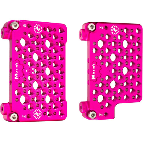 MUTINY Lil Shawty Cheese Plates for RED KOMODO 6K (Hot Pink AC and Operator Side)