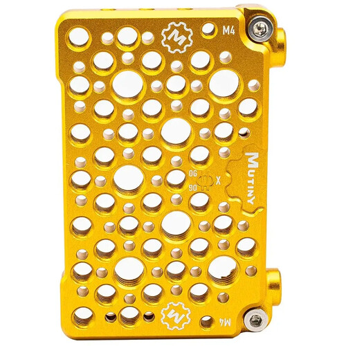 MUTINY Lil Shawty Cheese Plate for RED KOMODO-X (Nikon Gold)