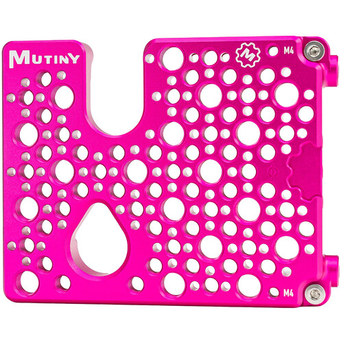 MUTINY Full AC-Side Cheese Plate for RED KOMODO-X (Hot Pink)