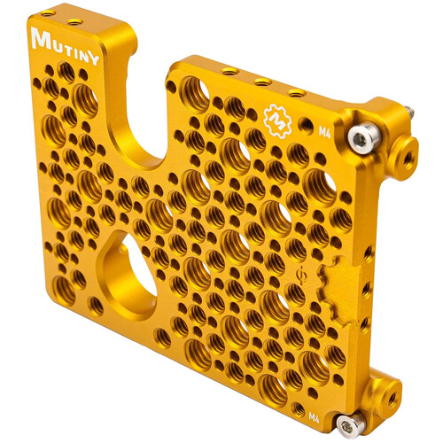 MUTINY Full AC-Side Cheese Plate for RED KOMODO-X (Nikon Gold)
