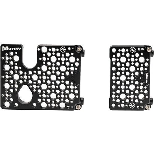 MUTINY Full AC-Side and Lil Shawty Cheese Plates for RED KOMODO-X (Black)
