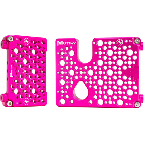 MUTINY Full AC-Side and Lil Shawty Cheese Plates for RED KOMODO-X (Hot Pink)