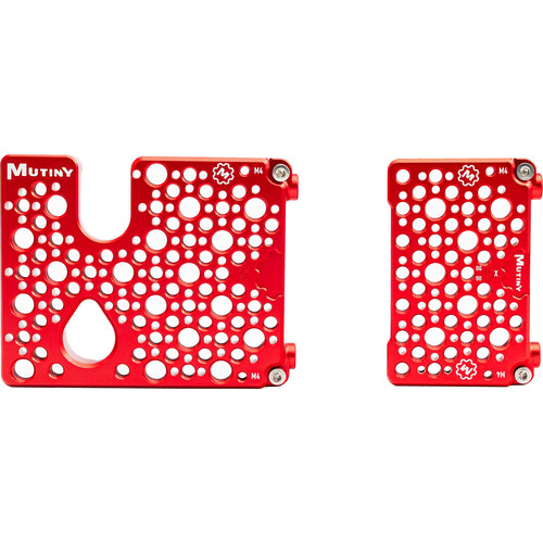 MUTINY Full AC-Side and Lil Shawty Cheese Plates for RED KOMODO-X (Red)