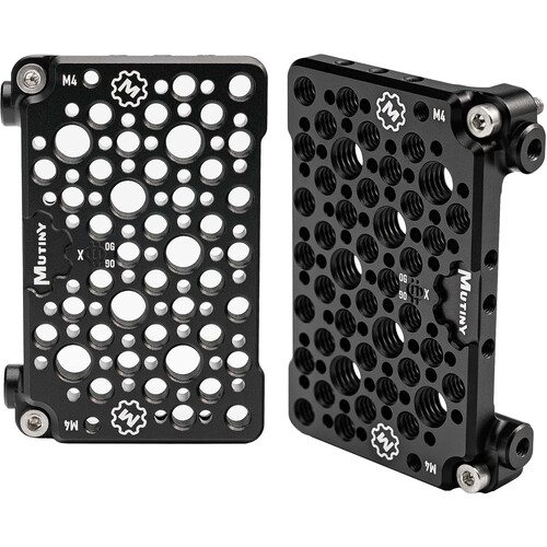 MUTINY Lil Shawty Cheese Plate for RED KOMODO-X (Black Pair)