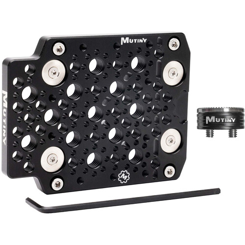 MUTINY SNAP Side Cheese Plate for Blackmagic Design PYXIS 6K with Bolt-On Rosette