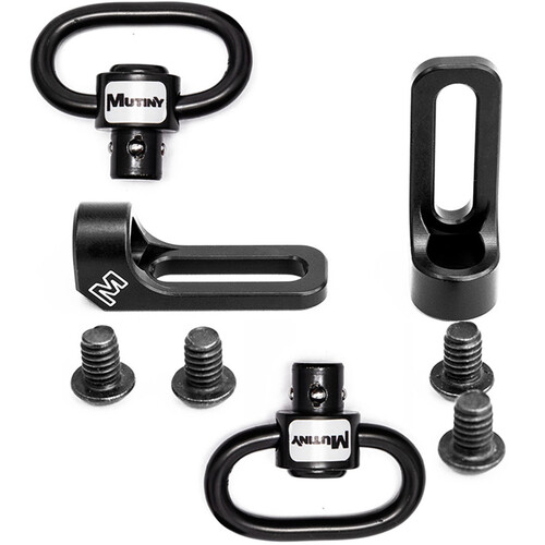 MUTINY Bolt-On QD/NS Black Mount Set with Two 1.25