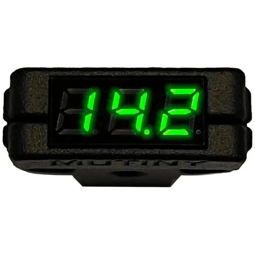 MUTINY V-TAP D-Tap Voltage Meter (Green Ultrabright)