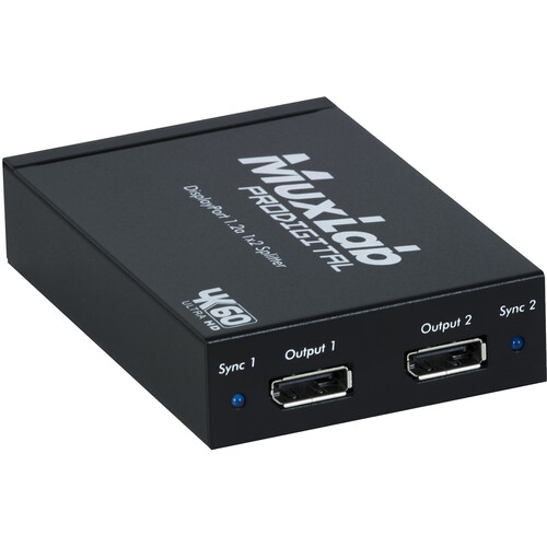 MuxLab 1x2 UHD 4K DisplayPort Splitter