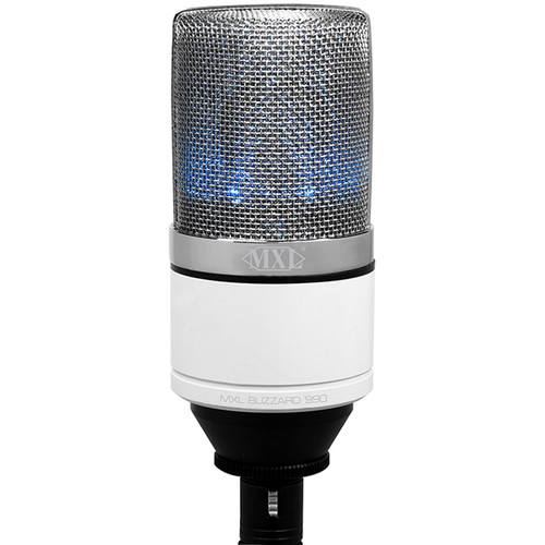 MXL 990 Blizzard LED Condenser Microphone (White) 990 BLIZZARD