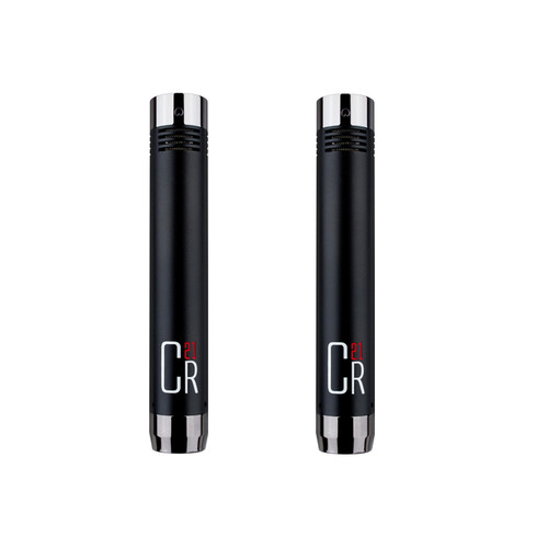 MXL CR21 Small-Diaphragm Condenser Instrument Microphone (1 Pair Black)