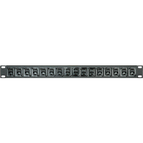 My Custom Shop 16-Port RJ45 Cat5 Feed-Through Patch Panel (1RU)