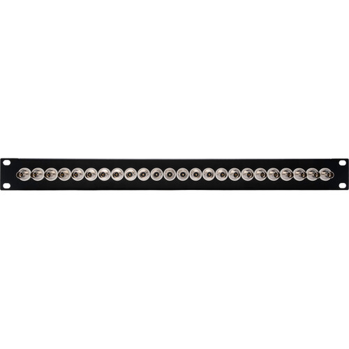 My Custom Shop 24-Port 12G-SDI BNC Feed-Through Patch Panel
