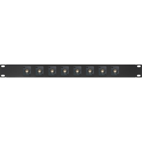My Custom Shop 8-Port 75-Ohm Recessed Connectronics BNC Feed-Thru Patch Panel (1 RU)