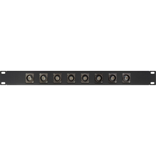 My Custom Shop 8-Port 75-Ohm Recessed Neutrik BNC Feed-Thru Patch Panel (1 RU)