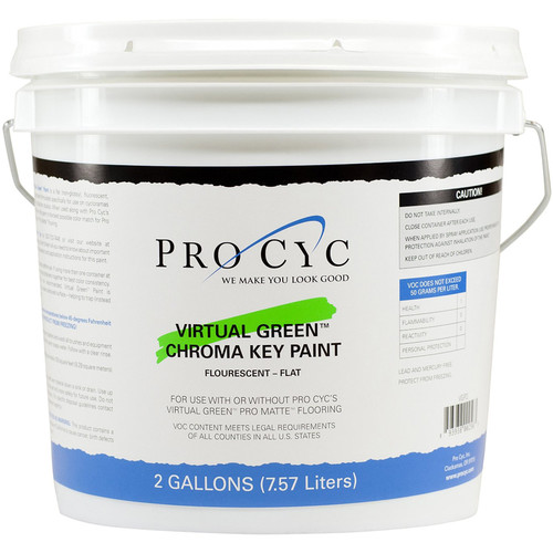 Pro Cyc Virtual Green Chroma Key Paint (2 Gallons) VGP2 B&H