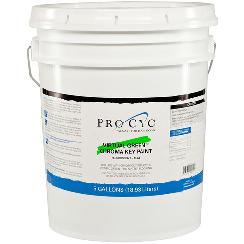 Pro Cyc Virtual Green Chroma Key Paint (5 Gallons) VGP5 B&H