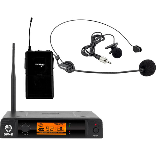 Nady DW-11 LT Digital Wireless Microphone System (Lapel Mic)
