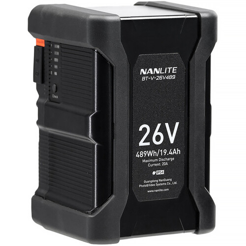 Nanlite V-Mount Battery for Forza 500 II and 720 Lights (26V 489Wh)